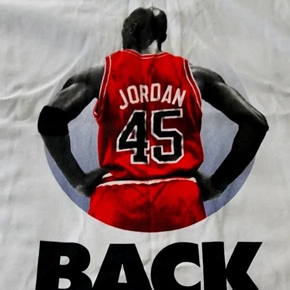 Nike Shirts Nwt Vintage Nike Air Jordan 45 Im Back Oversize